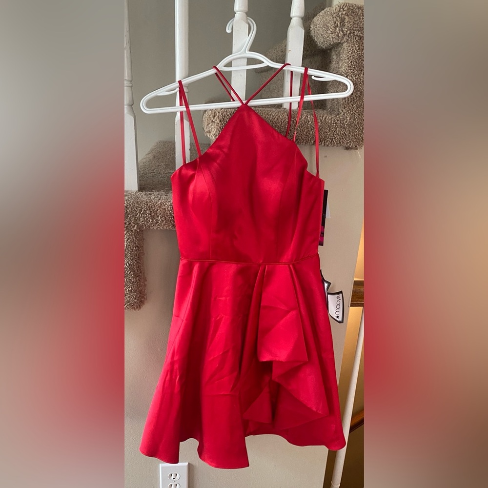 Blondie Nites by Stacy Sklar Red Mini Dress